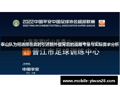 泰山队为何选择在此时引进新外援背后的战略考量与实际需求分析