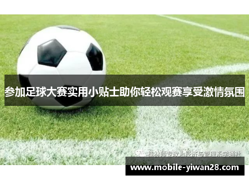 参加足球大赛实用小贴士助你轻松观赛享受激情氛围